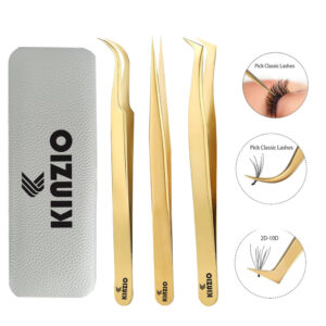 3 pieces eyelash tweezer sets