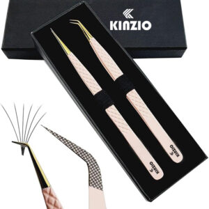 2 pieces eyelash tweezer sets