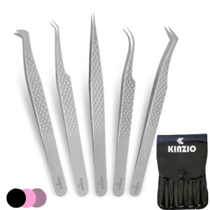 Eyelash tweezers 5 pieces