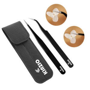 Eyelash tweezer 2 pieces sets